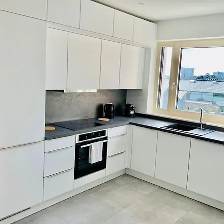 New And Large Flat In Center-terrace And Parking- 142-100